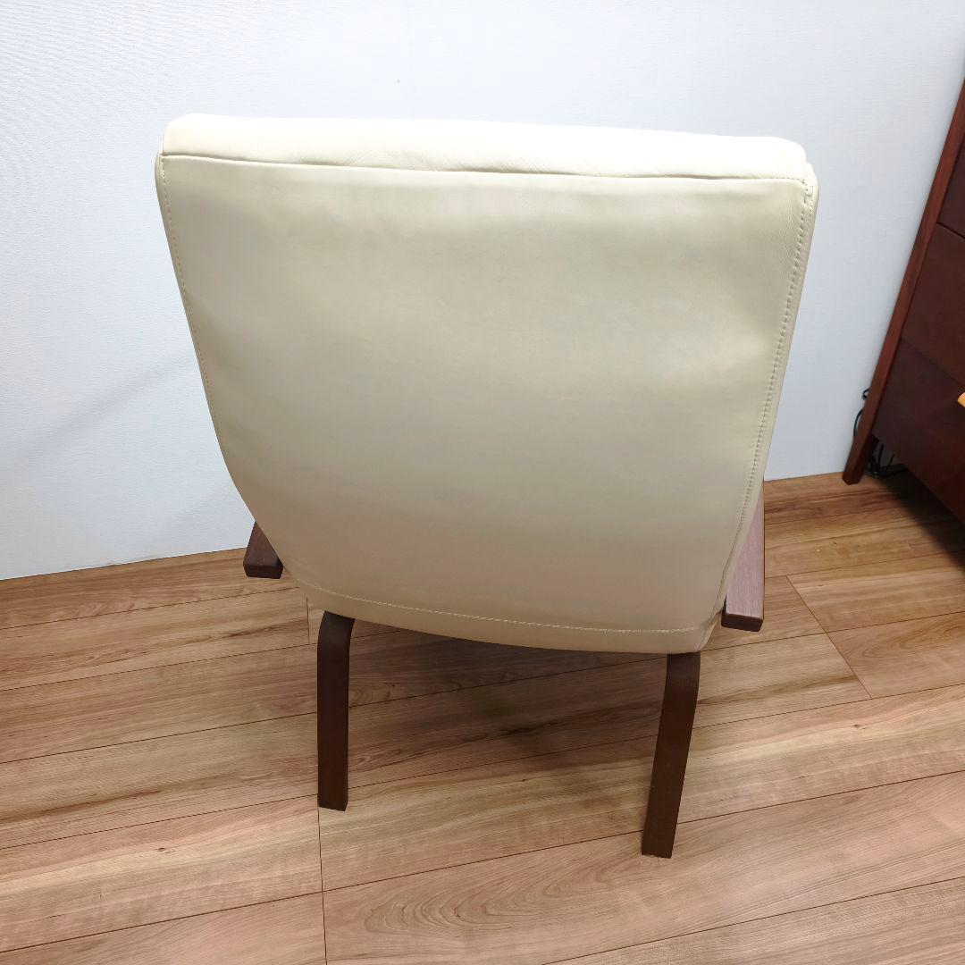 美品 カンディーハウス ライナス リビング ハイバックチェア&スツール(2/2)
