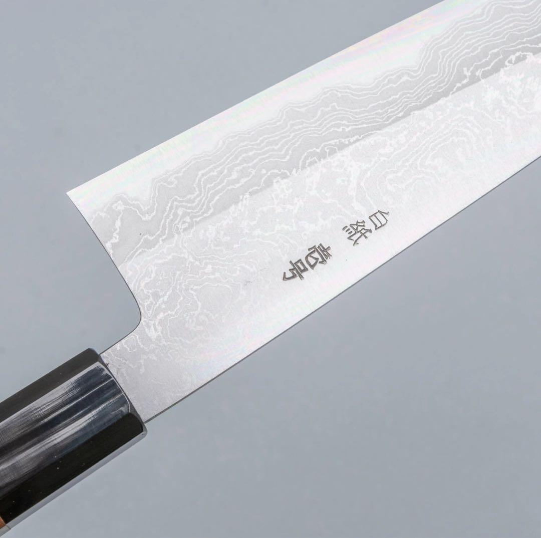 田中義一　ダマスカス　白一　牛刀　210mm