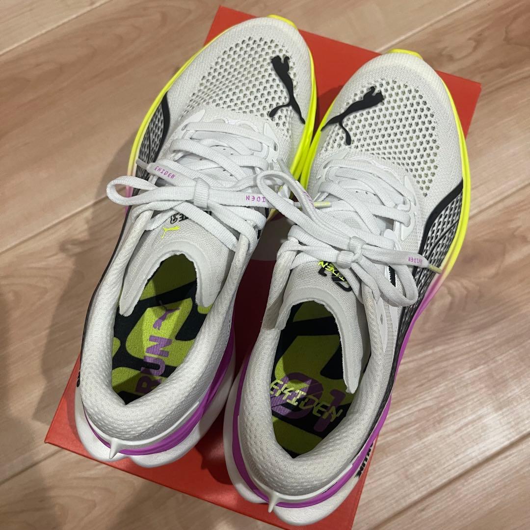 《極美品》PUMA DEVIATE NITRO 3 EKIDEN25.0cm