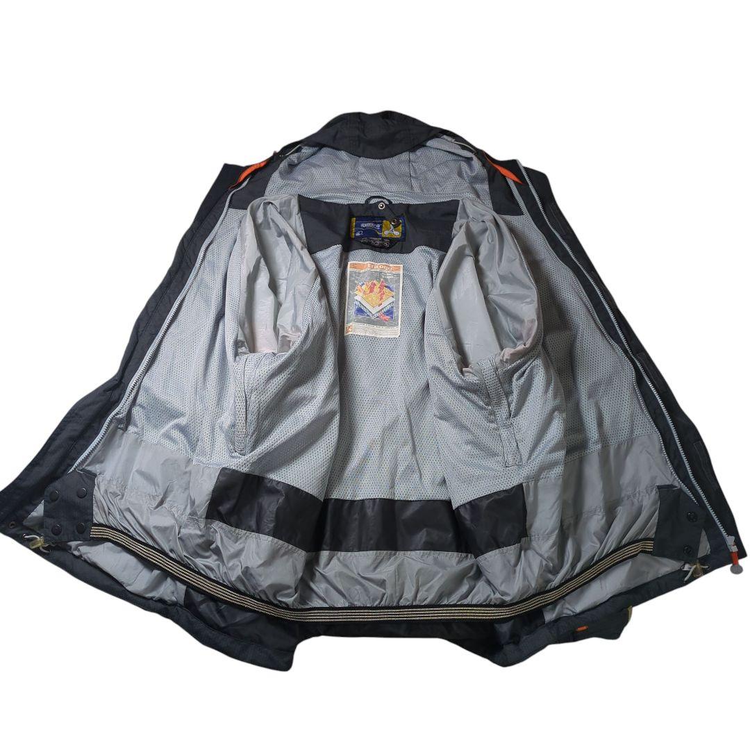 【月と兎様】TRILOGY スキー　スノボジャケット グレー系　XXL 希少