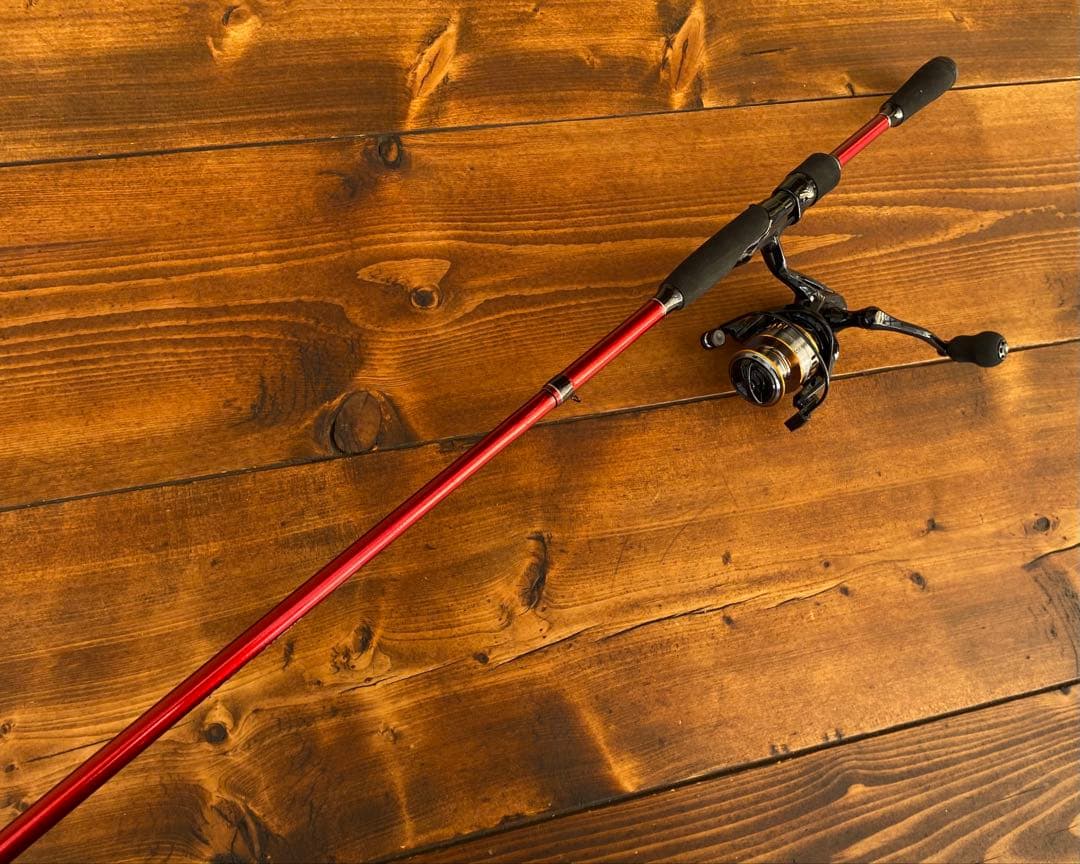 釣り竿セット　スピニングロッド　7ft 2.1M パックロッド　バス釣り　EVA