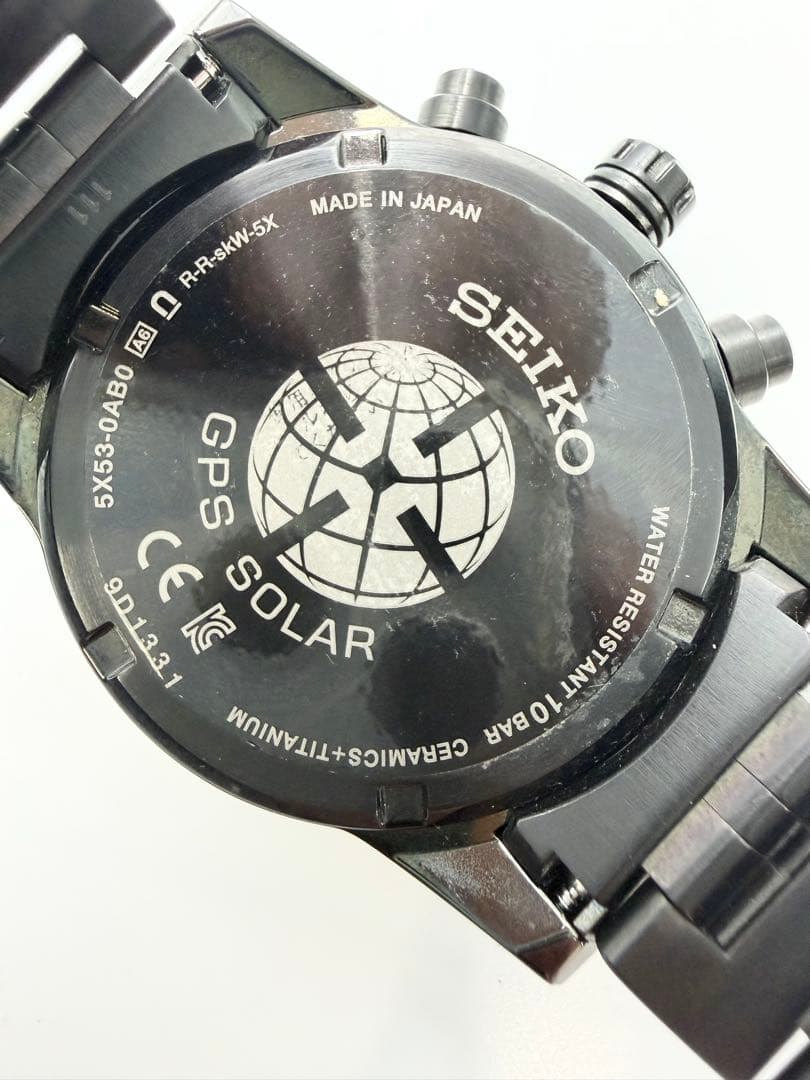 SEIKO Astron GPS ソーラー ブラック 5X53-0AB0