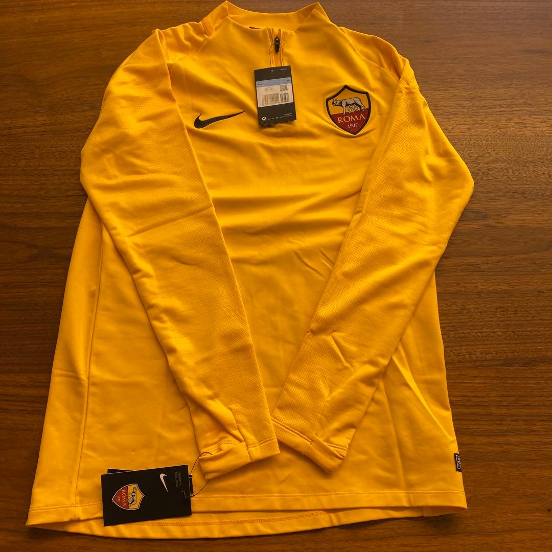 Nike ASローマ イエロー　ドリルトップM