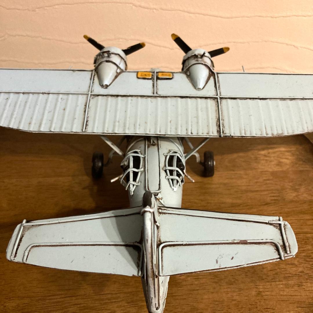 PBY カタリナ 飛行艇 ブリキ インテリア 置物 おもちゃ プラモデル 模型
