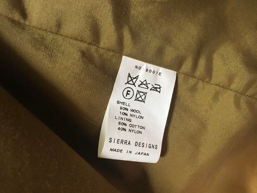 SIERRA DESIGNS マウンテンパーカー　日本製　 Mサイズ　ウール