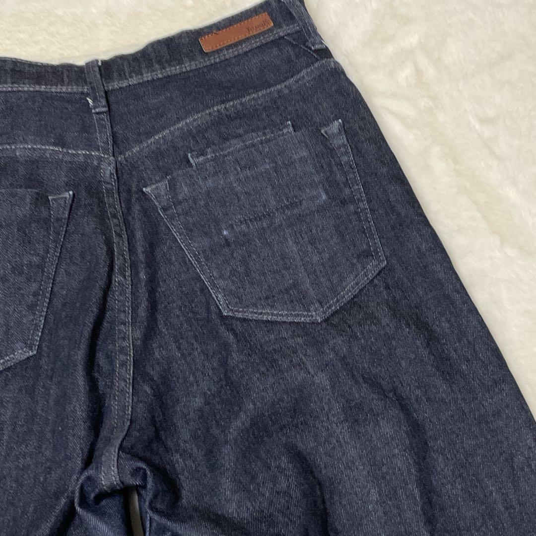 【美品】YANUK LILITH 57103070 ワイドデニム Ｗ26