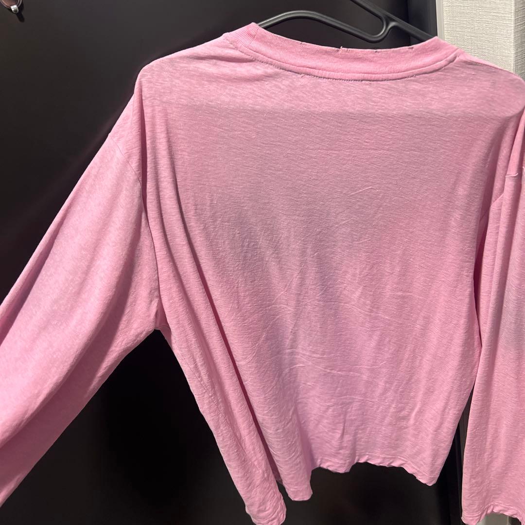 トップス Acne studios cotton candy pink