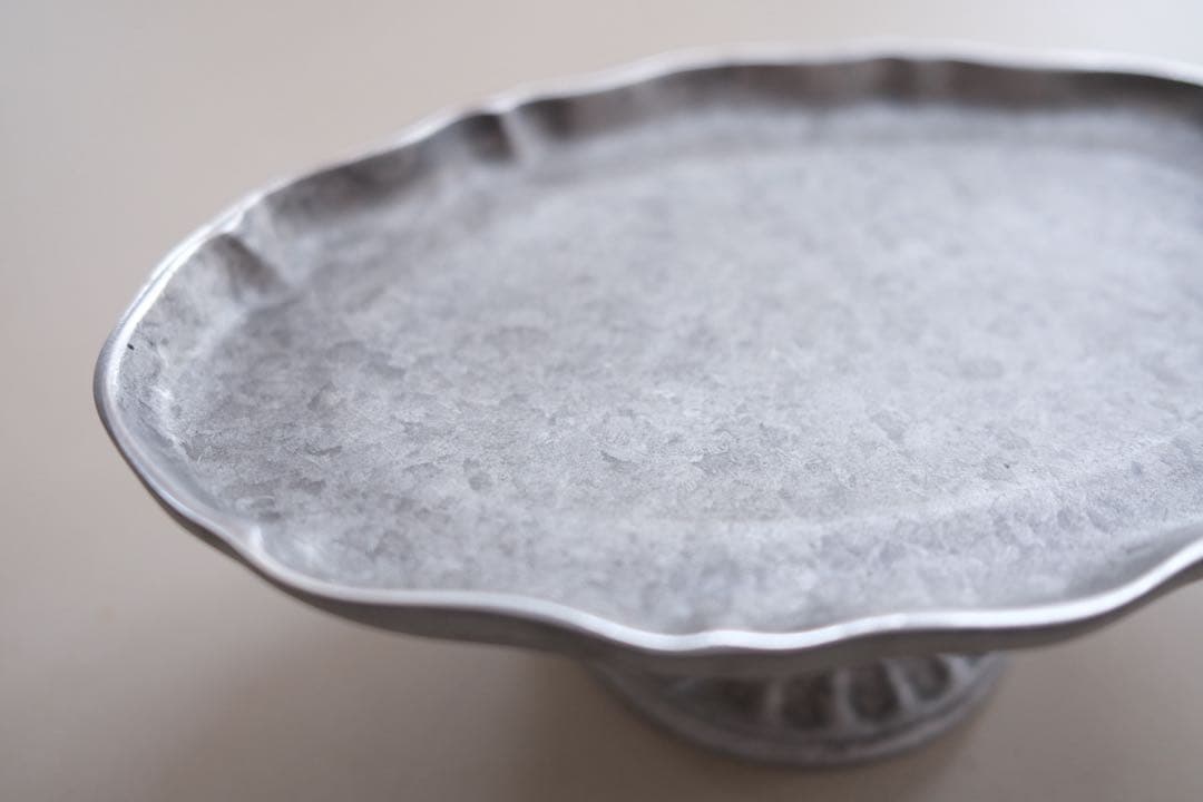 値下げ中！cofe コフェ co+fe 高台プレート 花リム コンポート