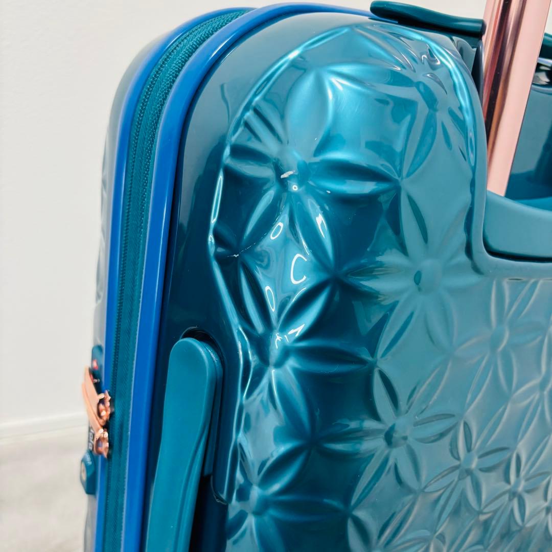 良品　サムソナイト　Theoni　スーツケース　TSAロック　4輪　ターコイズ