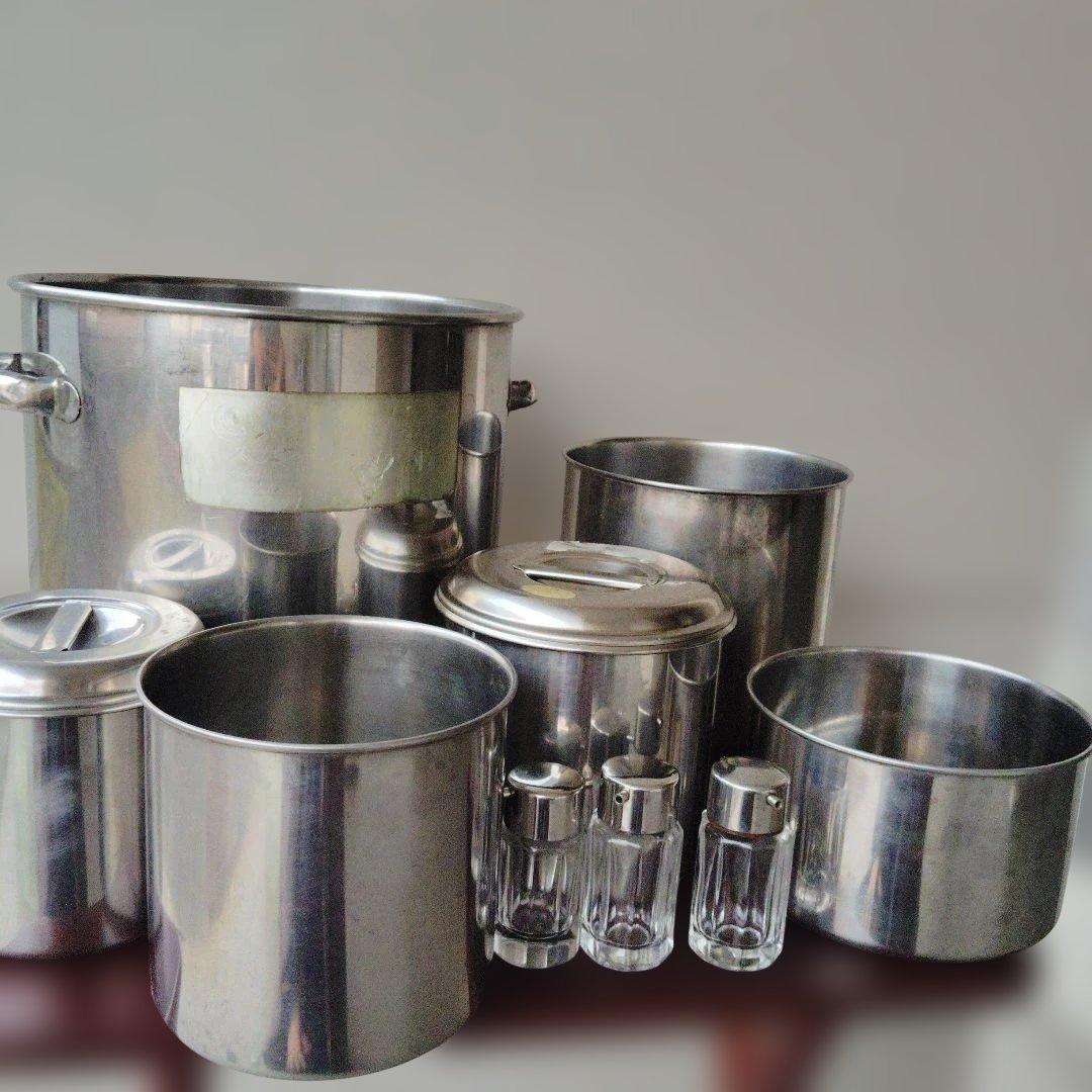 ステンレス寸胴鍋　ステンレス容器　ステンレスポット　まとめ　調味料入れ