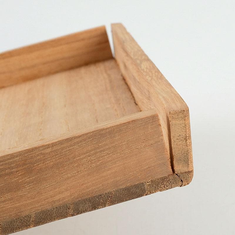 茶道具　桑月作　杉曲木　銘々皿　五客　共箱　V　9521