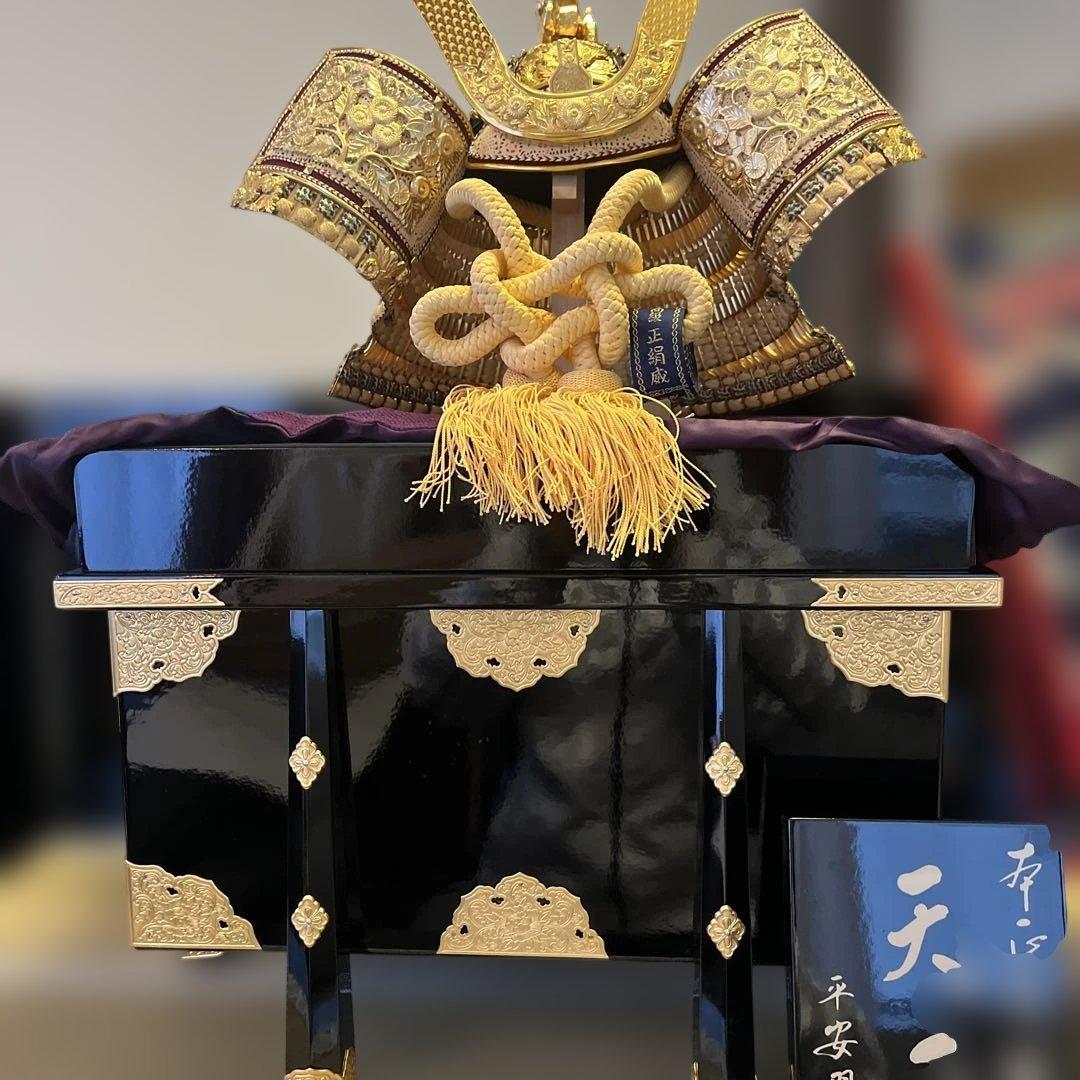 五月人形 金色の兜