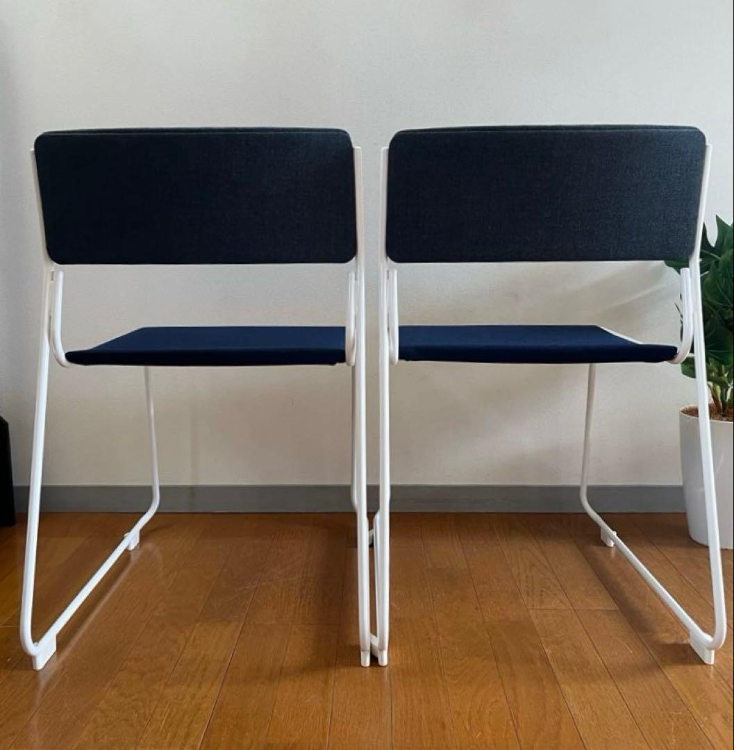 セイアローズ LEO スタッキングチェア 4脚　モダン　カフェ ダイニング