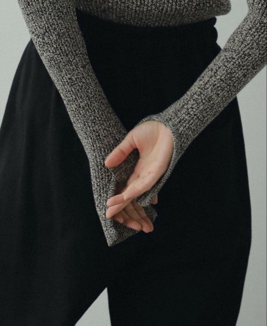 anuke Slit Turtle Knit タートル