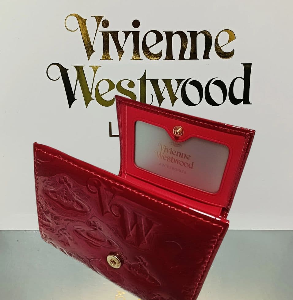【新品】Vivienne Westwood 3つ折り財布 エナメル 赤 正規品