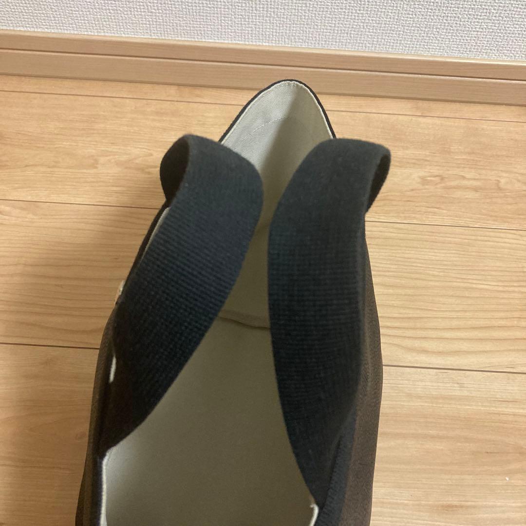 極美品◉エルベシャプリエ◉707GP◉リュクス舟型トートM◉ノワール◉ブラック