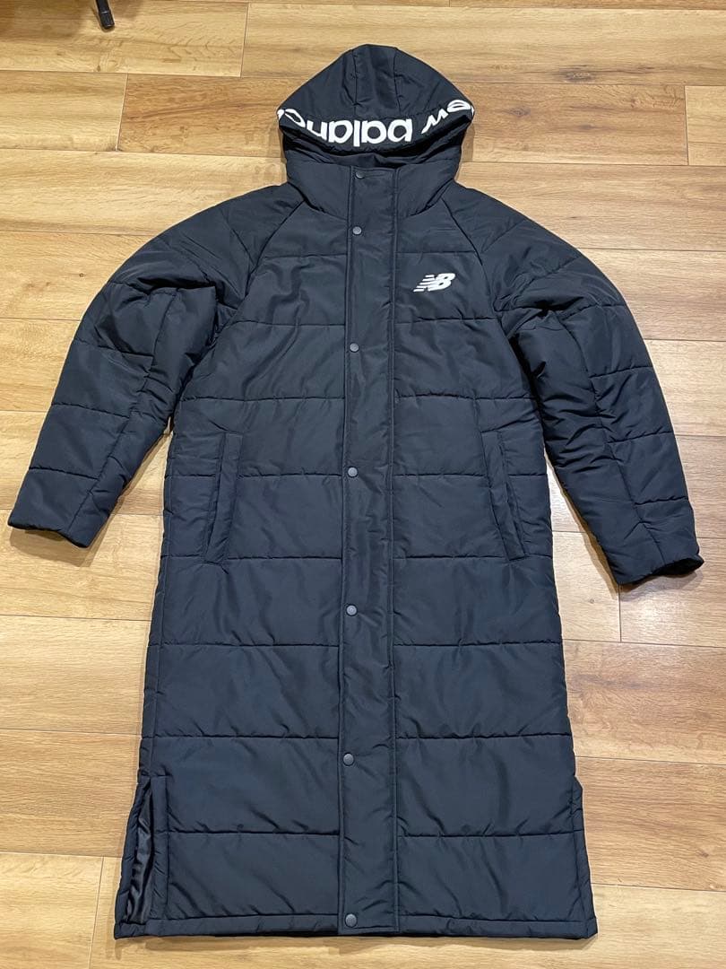 New Balance ブラック ベンチコート Mサイズ