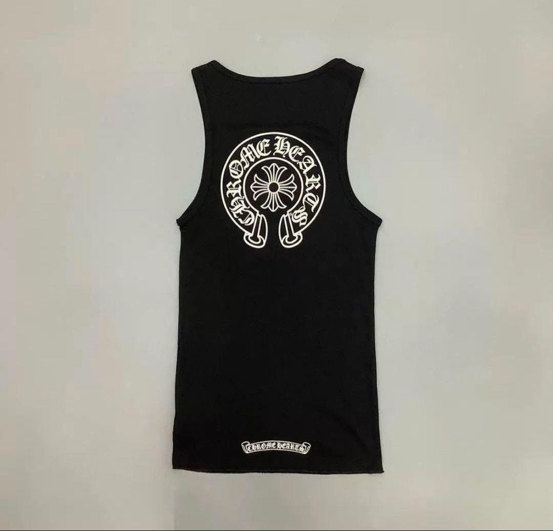 クロムハーツ ブラックタンクトップ