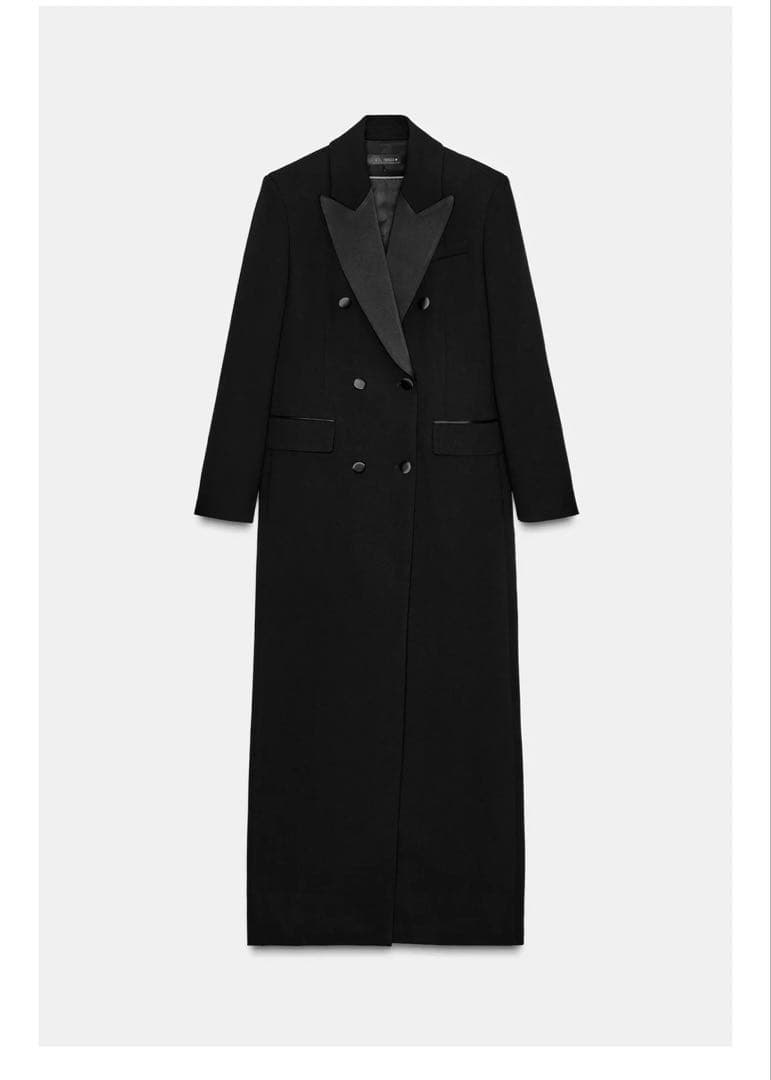 ZARA ZW COLLECTION タキシードカラーレヴィタコートM