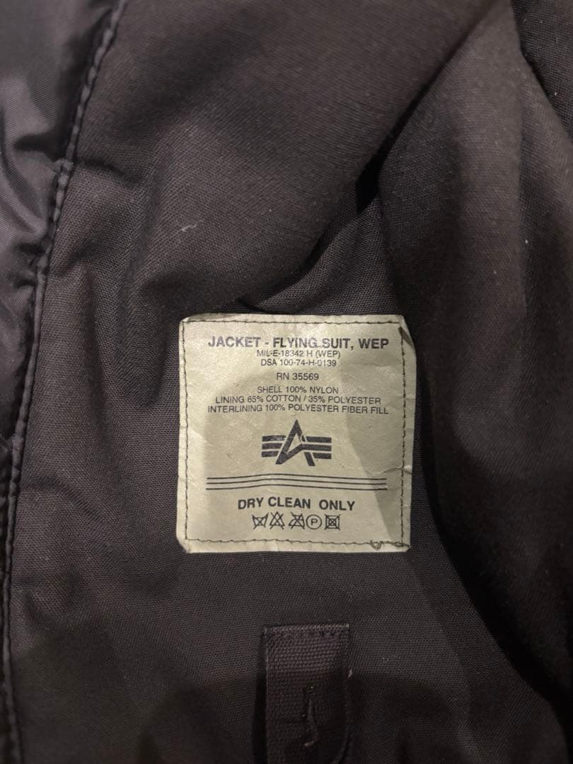 ALPHA INDUSTRIES　G-8 フライトジャケット M