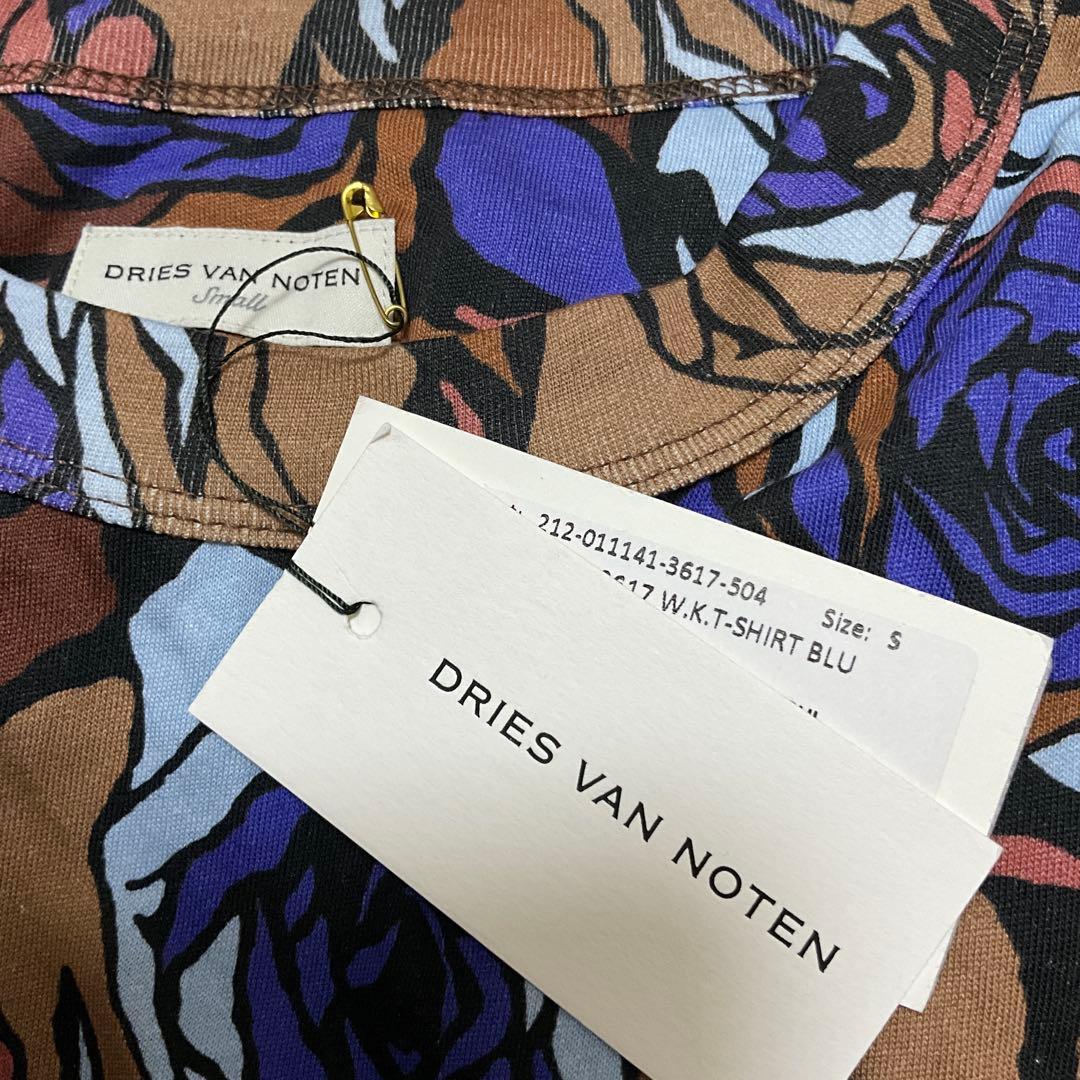DRIES VAN NOTEN 21AW ドリスヴァンノッテン ローズ柄Tシャツ