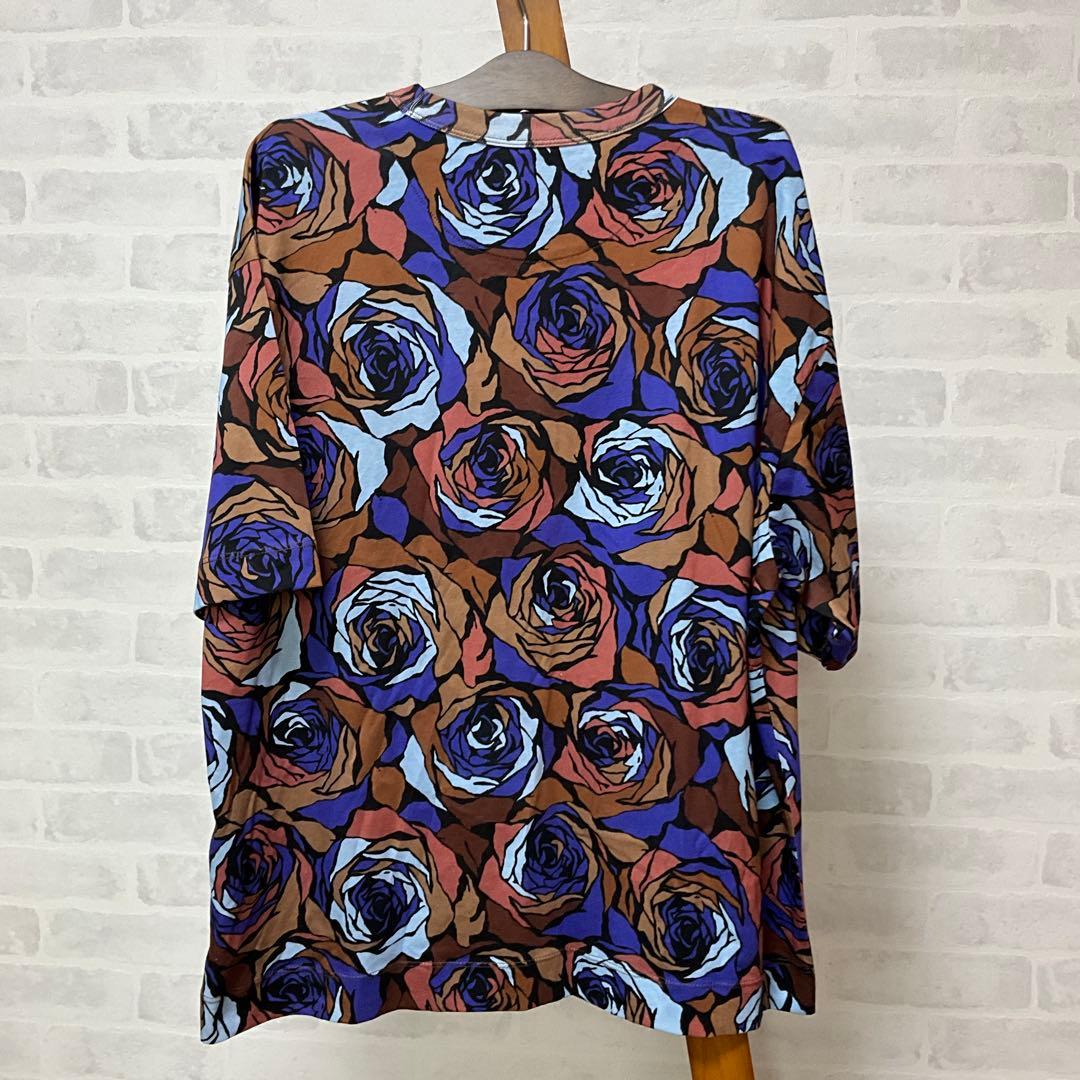 DRIES VAN NOTEN 21AW ドリスヴァンノッテン ローズ柄Tシャツ