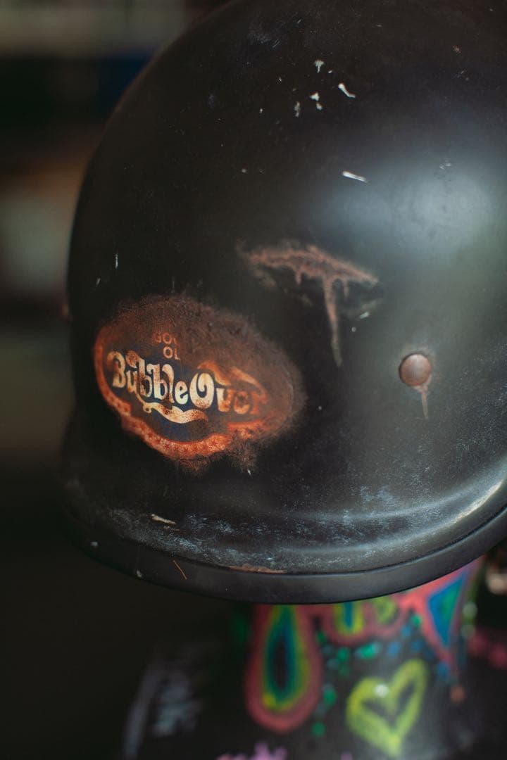 ※錆エイジング加工※EASYRIDERS Half Cap Helmet