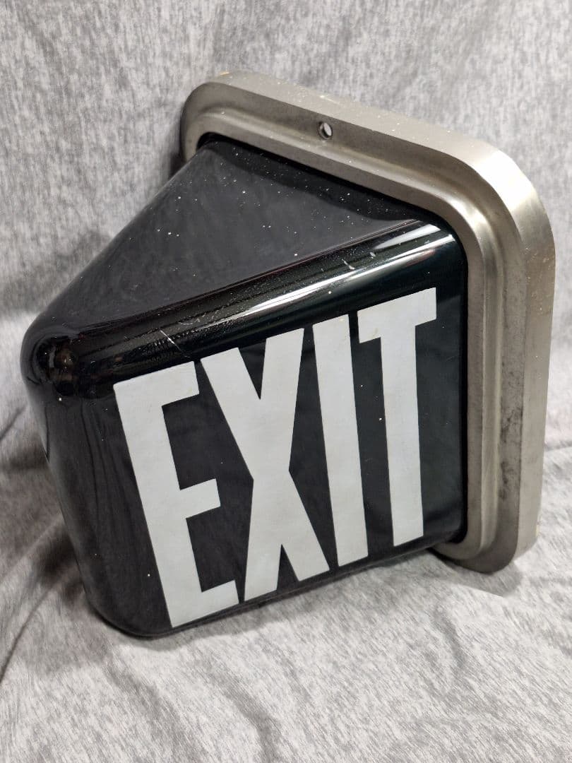 1900's アンティーク ヴィンテージ EXIT ランプ オリジナル アメリカ