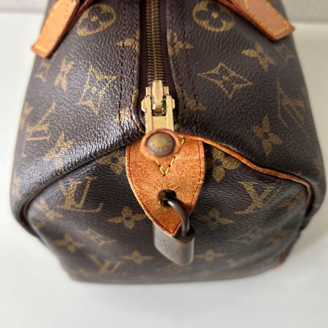 LOUIS VUITTON スピーディ30 モノグラム ミニボストン SN•鍵付