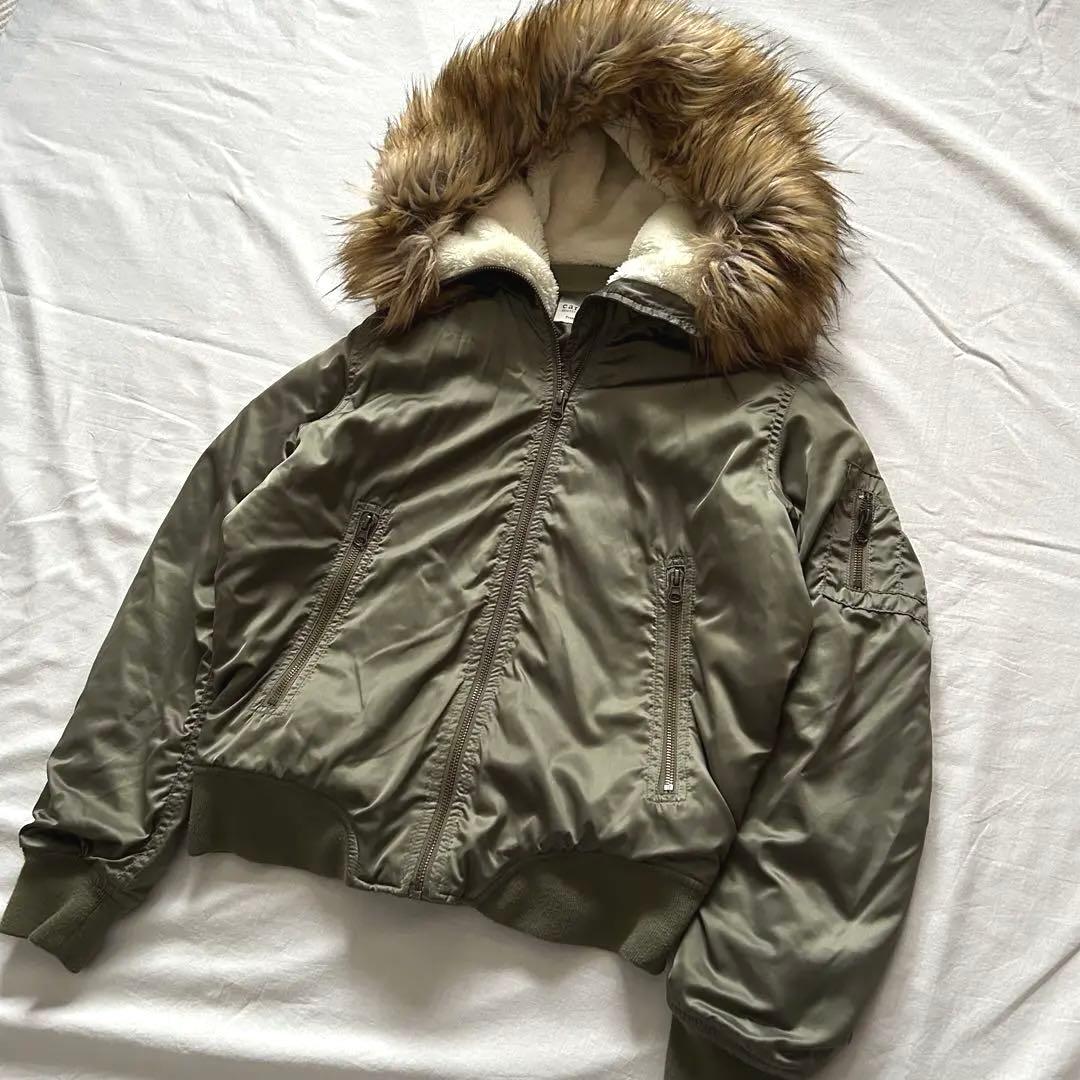 n2b archive fur jacket ma-1 y2k 短丈 00s