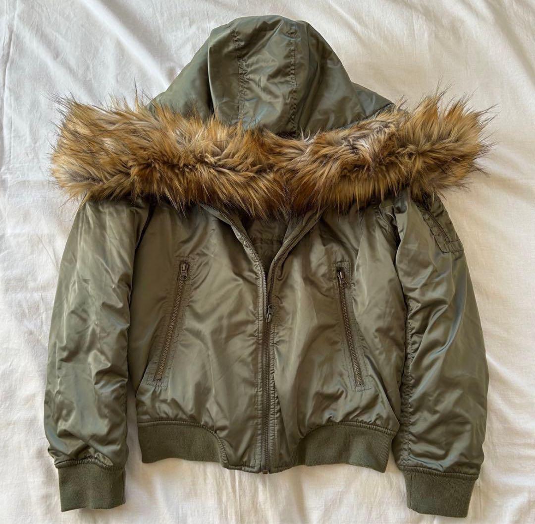n2b archive fur jacket ma-1 y2k 短丈 00s