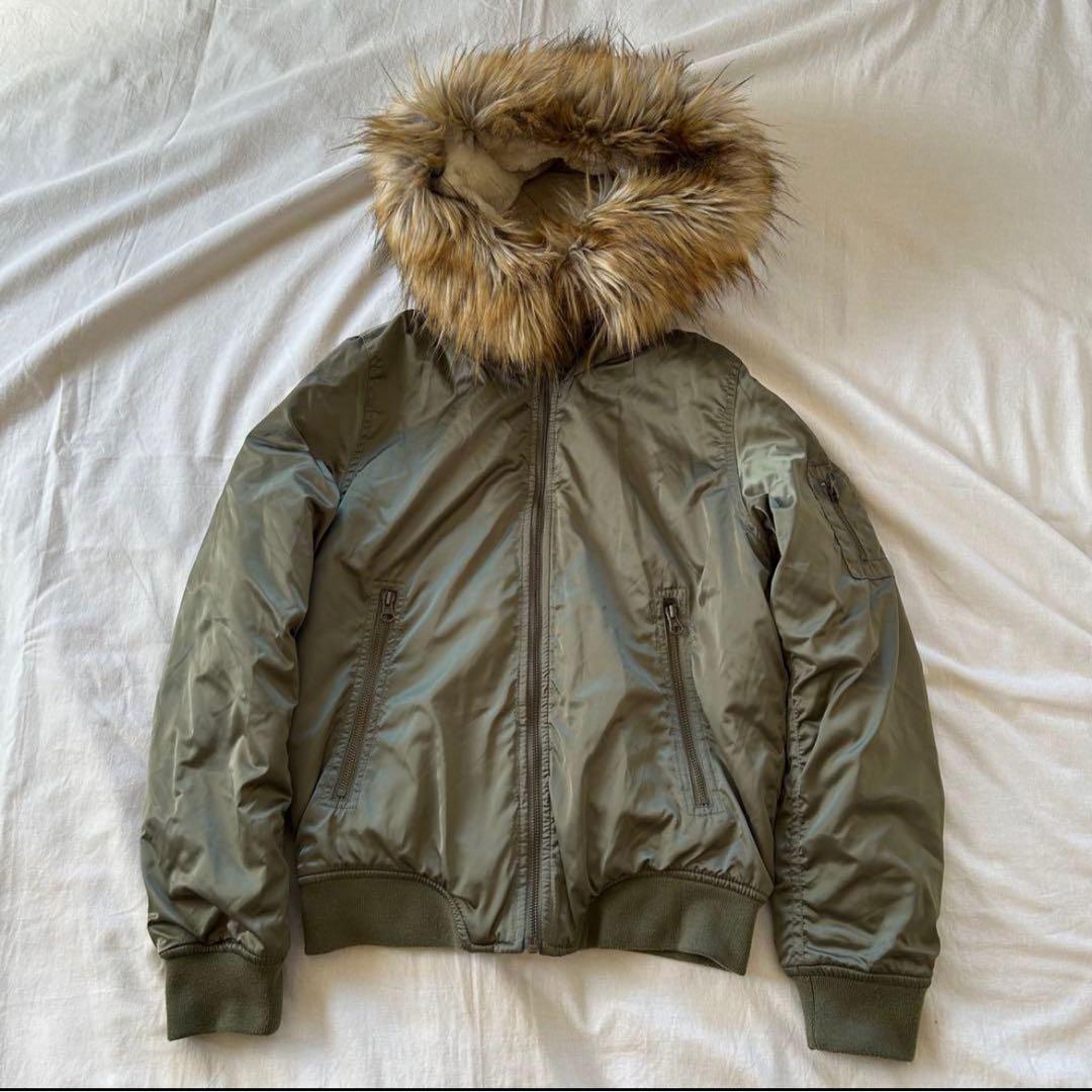 n2b archive fur jacket ma-1 y2k 短丈 00s