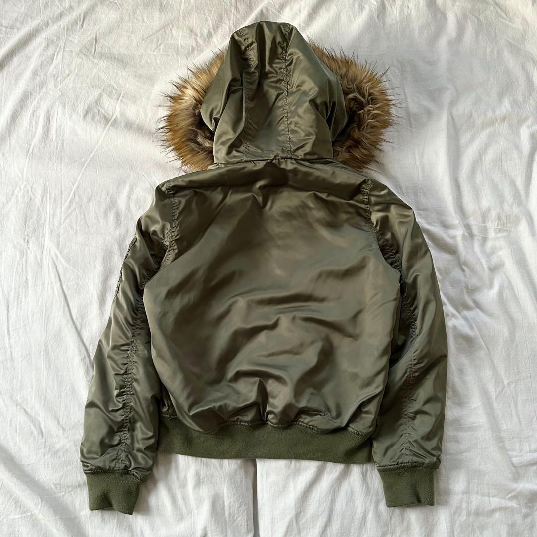 n2b archive fur jacket ma-1 y2k 短丈 00s