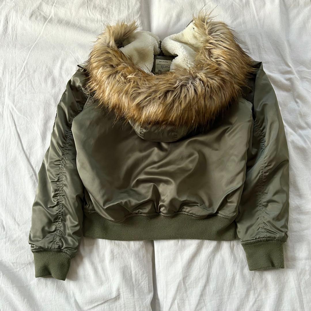 n2b archive fur jacket ma-1 y2k 短丈 00s