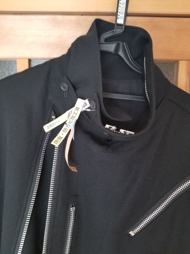 yohji yamamoto pour homme ジッパー付きロングコート