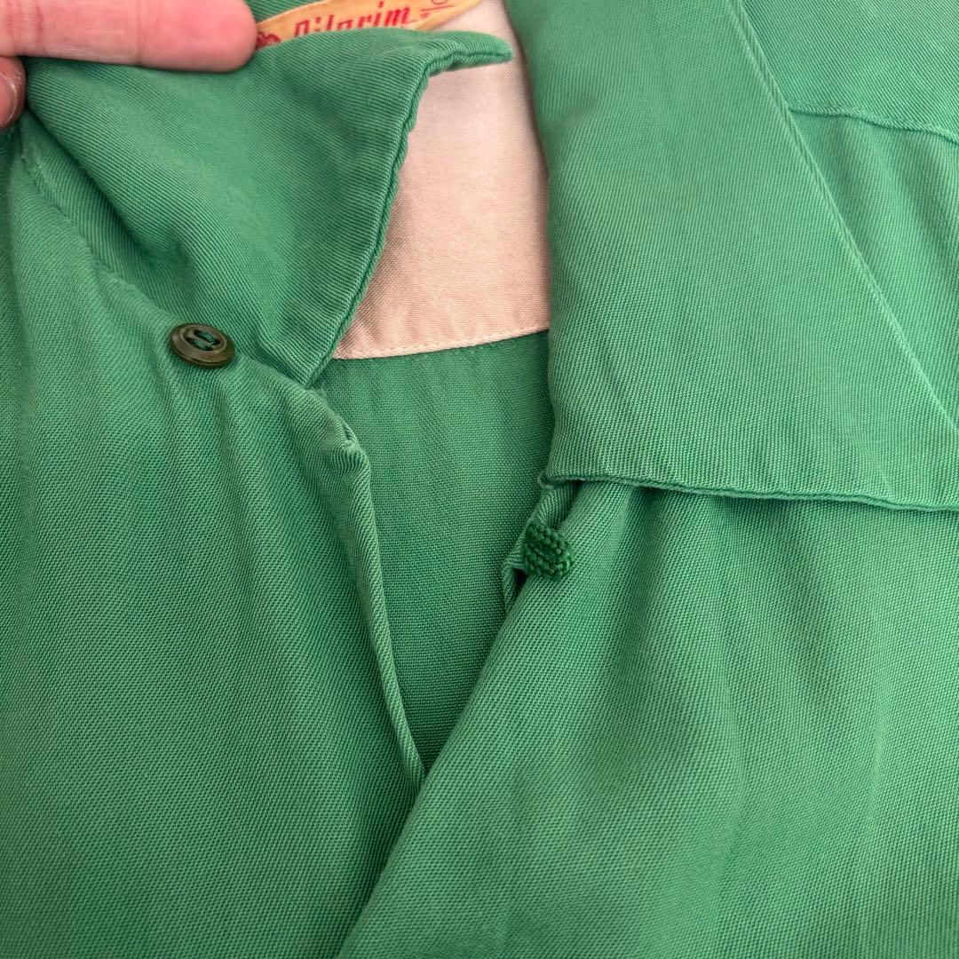 50s Pilgrim Rayon Gabardine Shirt ギャバジン