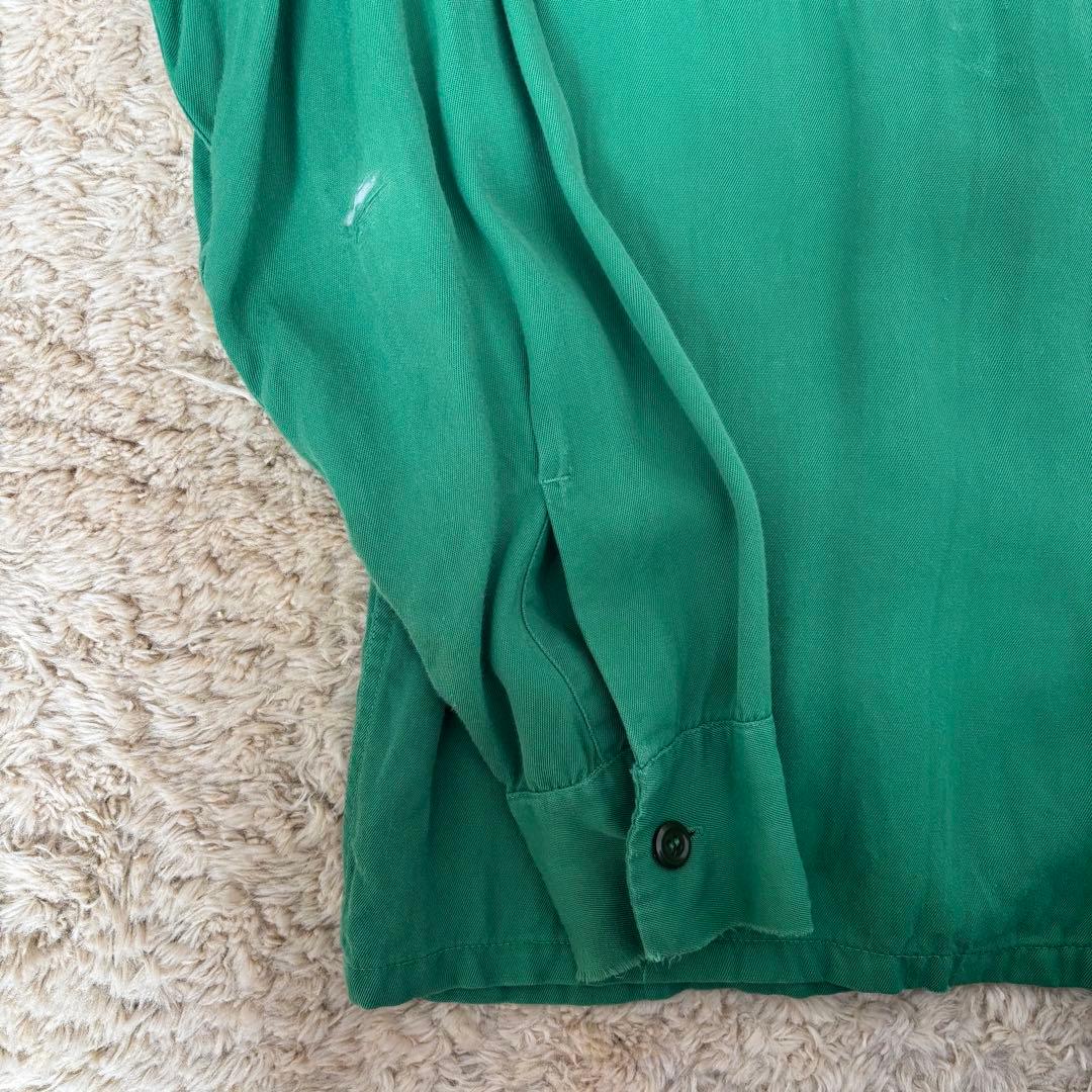 50s Pilgrim Rayon Gabardine Shirt ギャバジン
