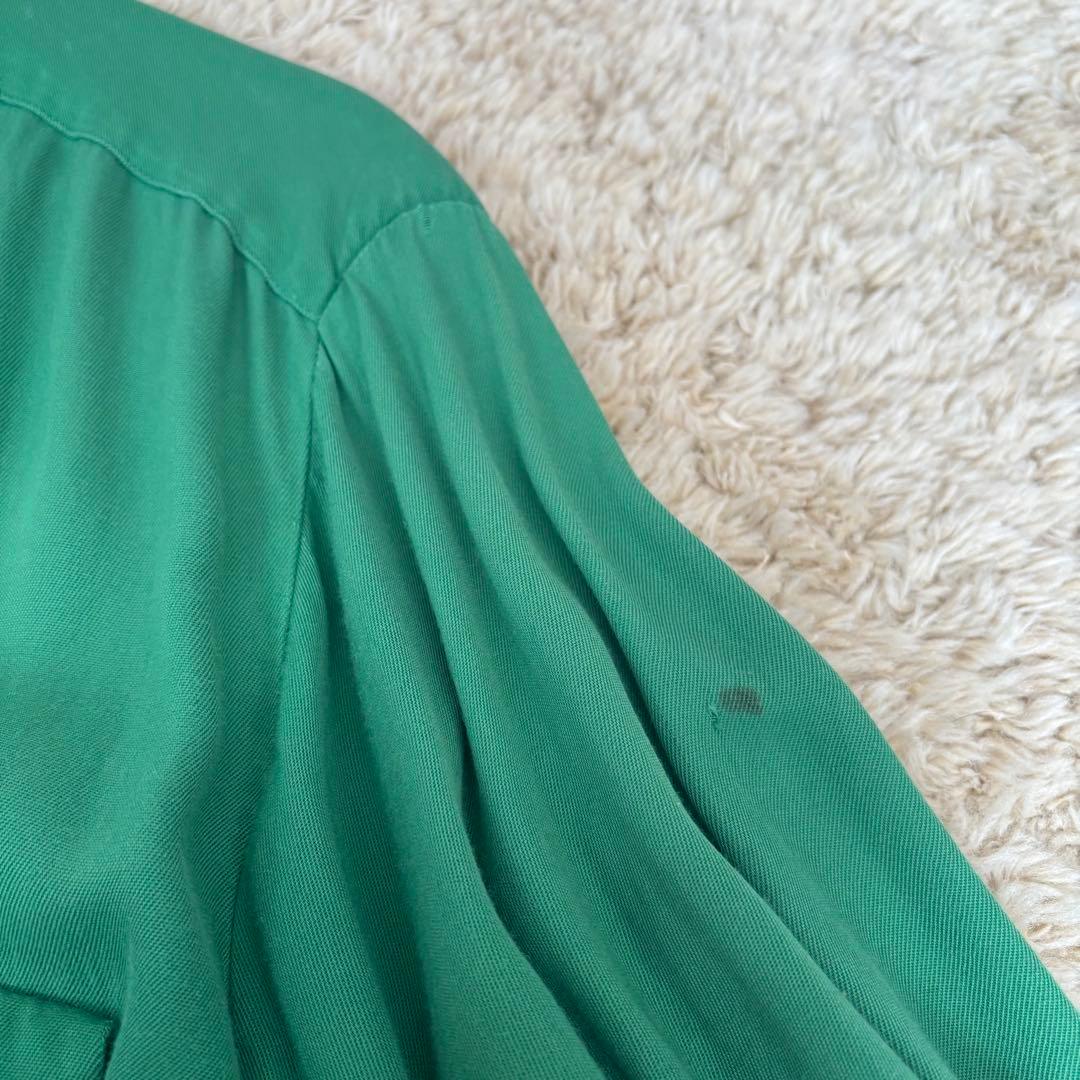 50s Pilgrim Rayon Gabardine Shirt ギャバジン