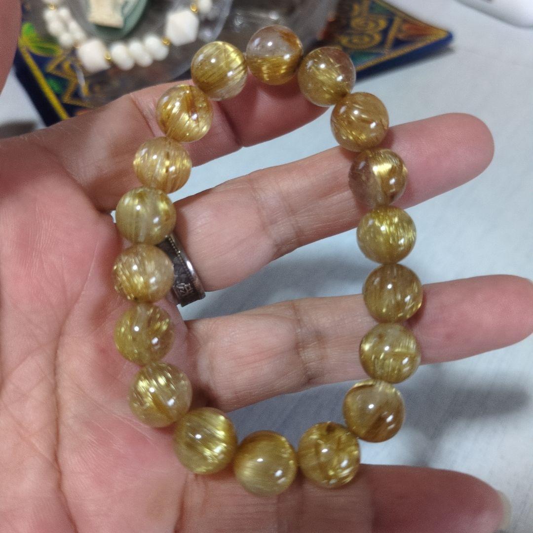 お得意ですキャッツアイルチルクォーツ ブレスレット138000円