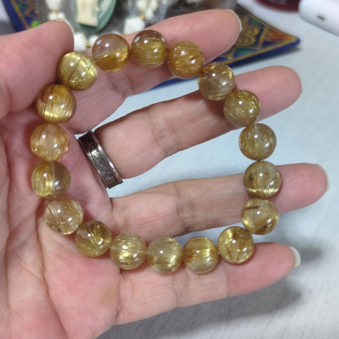 お得意ですキャッツアイルチルクォーツ ブレスレット138000円