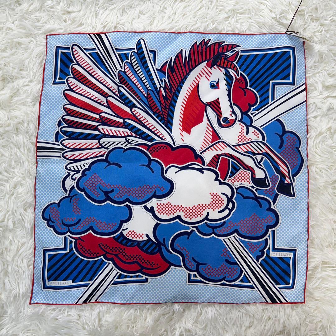 新品タグ付き✨HERMES エルメス Pegasus Pop カレ45