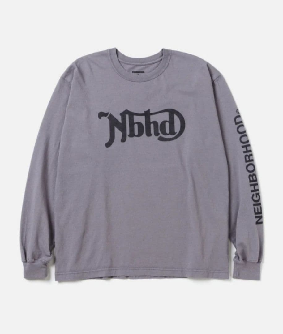 NEIGHBORHOOD ネイバーフッド グレー 長袖Tシャツ L　新品 未使用