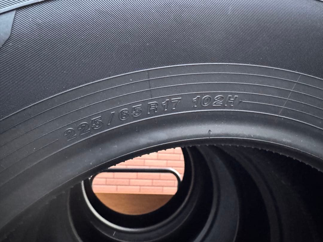 225/65r17 ヨコハマ 40アルファード　新車外し　サマータイヤ　4本