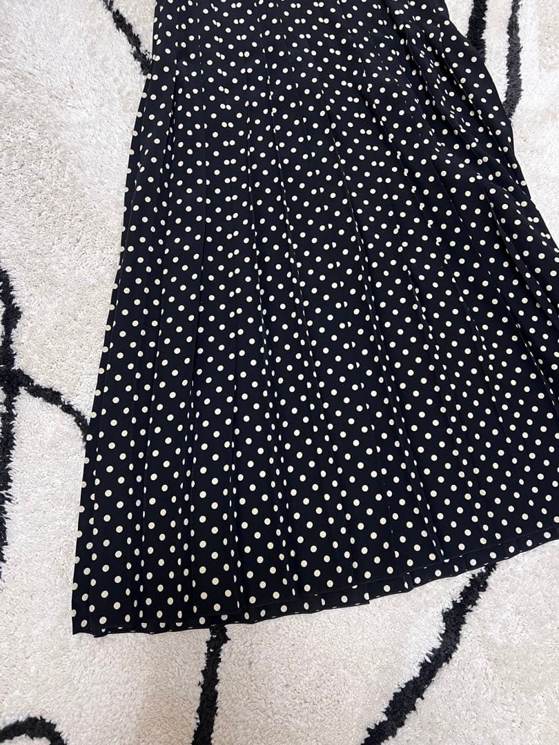 CELINE ドット柄ワンピース