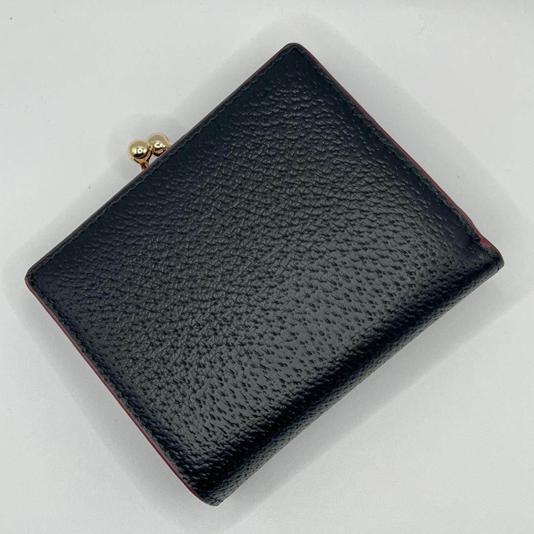 Vivienne Westwood 新品 折財布 黒 がま口 シンプル 定番