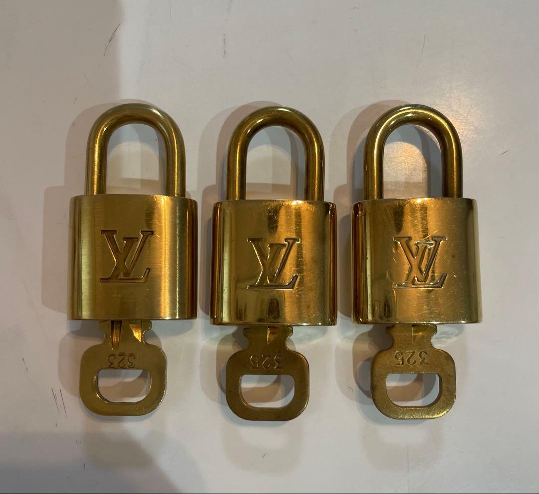 LOUIS VUITTON 南京錠 パドロック カデナ 鍵 キー 5個セット