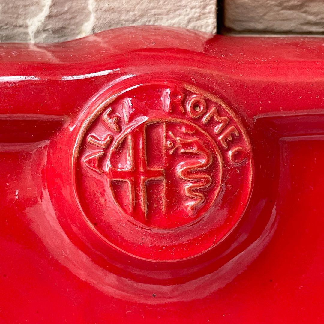 【ビンテージ】Alfa Romeo 灰皿(レッド)