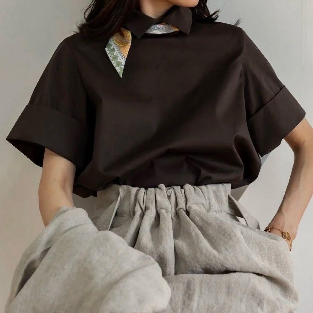 専用【deres】 half sleeve blouse