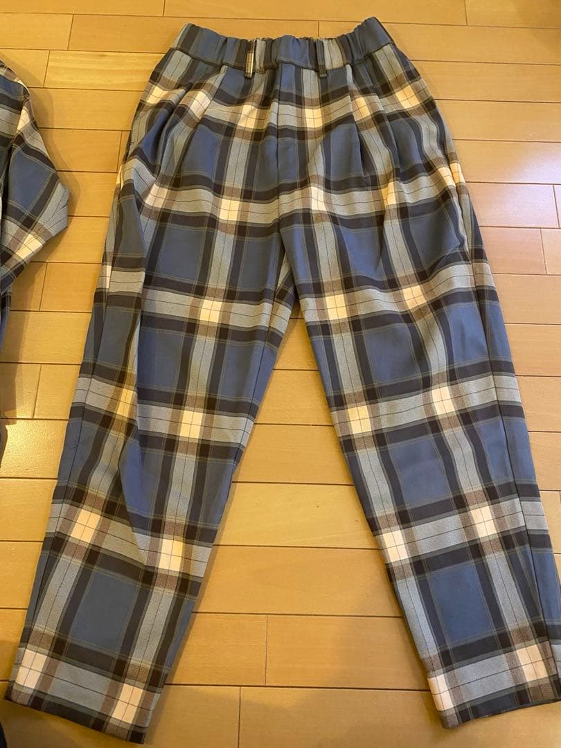 極美品 Lui's ロイヤルチェック 上下セット　セットアップ