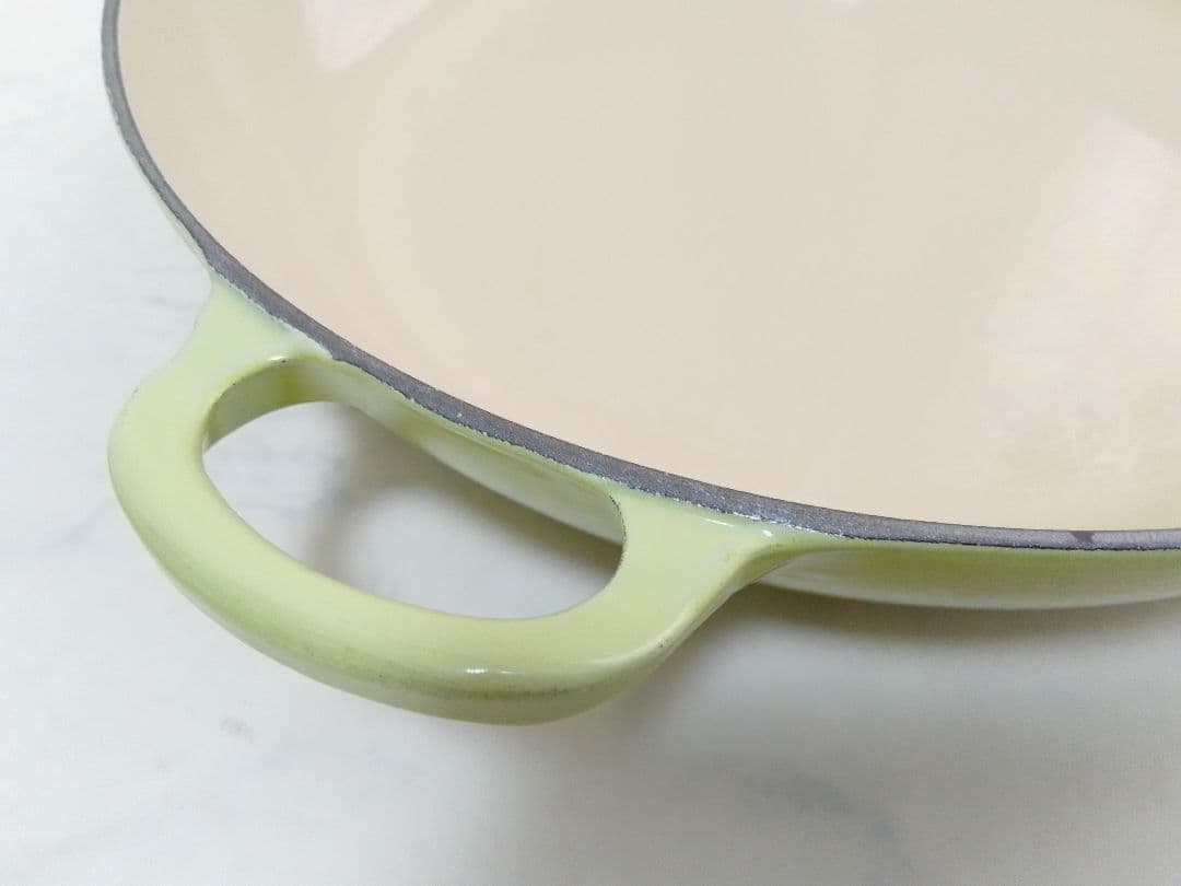 ルクルーゼ 30cm ビュッフェキャセロール グリーン 両手鍋